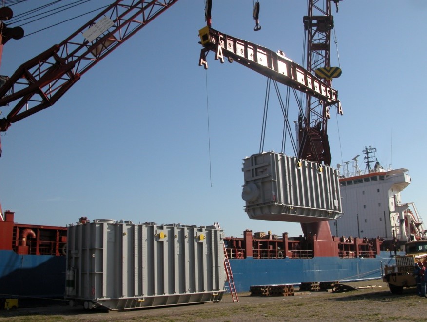 Global logistics for IE Madeira  main transformers